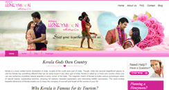 Desktop Screenshot of keralahoneymoonholidays.com